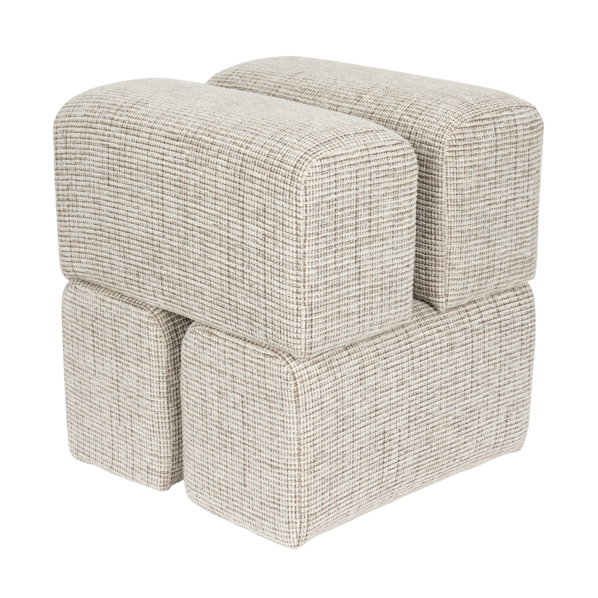   Cube-Shaped 4-Block Stool | Oroa.com