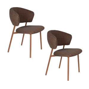   Curved Back Dining Chairs (2) | Oroa.com