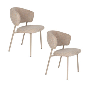   Curved Back Dining Chairs (2) | Oroa.com
