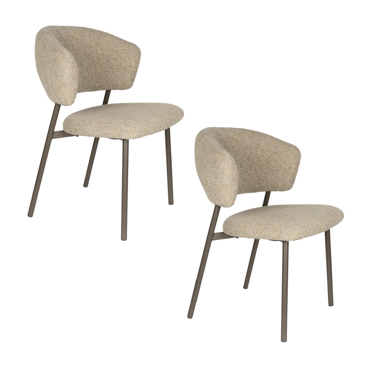   Curved Back Dining Chairs (2) | Oroa.com