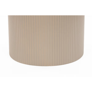   Beige Marble Round Side Table | Oroa.com