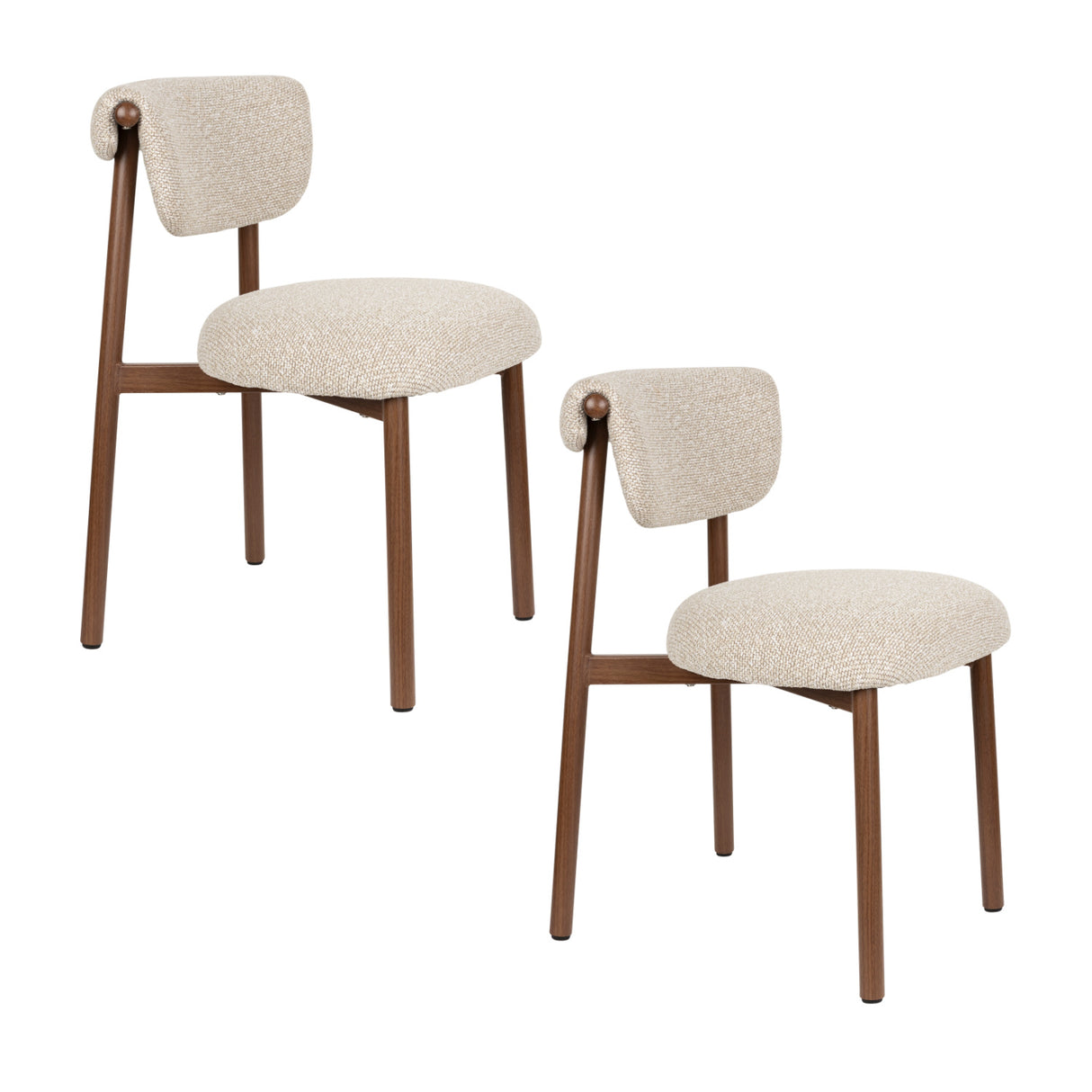   Woven Fabric Dining Chairs (2) | Oroa.com