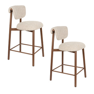   Woven Fabric Counter Chairs (2) | Oroa.com