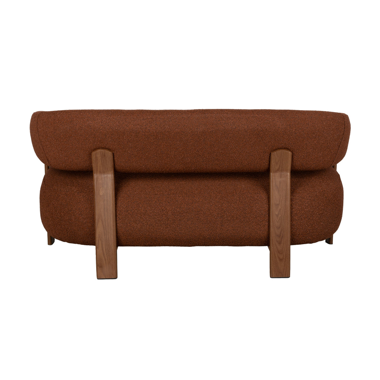   Brown Fabric 2-Seater Sofa | Oroa.com