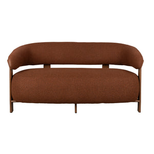   Brown Fabric 2-Seater Sofa | Oroa.com
