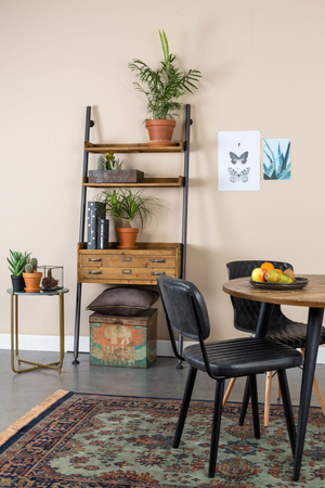 Channeled Leather Dining Chair | DF Jake | Oroa.com