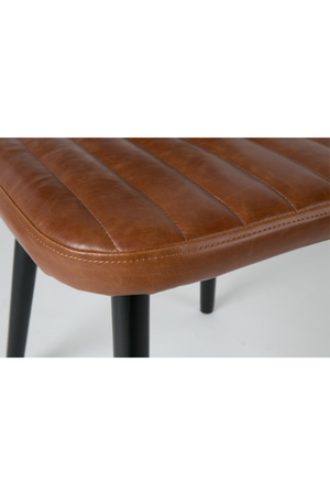Channeled Leather Dining Chair | DF Jake | Oroa.com
