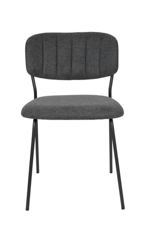 Minimalist Upholstered Dining Chairs (2) | DF Jolien | OROA.com