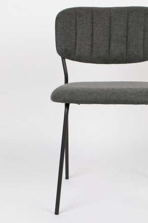 Minimalist Upholstered Dining Chairs (2) | DF Jolien | OROA.com