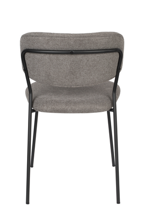 Minimalist Upholstered Dining Chairs (2) | DF Jolien | OROA.com