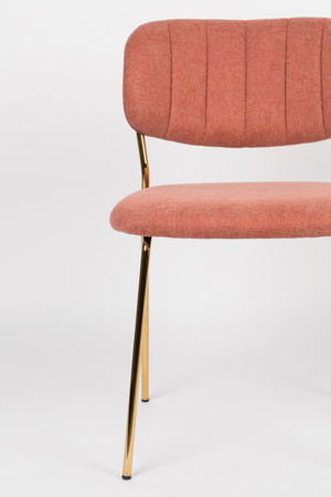 Mixed Fabric Upholstered Dining Chairs (2) | DF Jolien | OROA.com