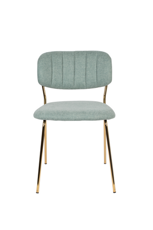 Mixed Fabric Upholstered Dining Chairs (2) | DF Jolien | OROA.com