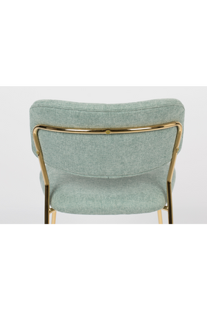 Mixed Fabric Upholstered Dining Chairs (2) | DF Jolien | OROA.com