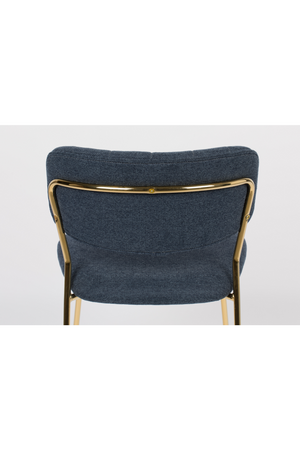 Mixed Fabric Upholstered Dining Chairs (2) | DF Jolien | OROA.com