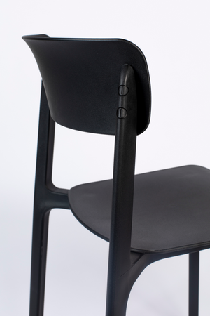 Fiberglass Modern Dining Chairs (4) | DF Clive | Oroa.com