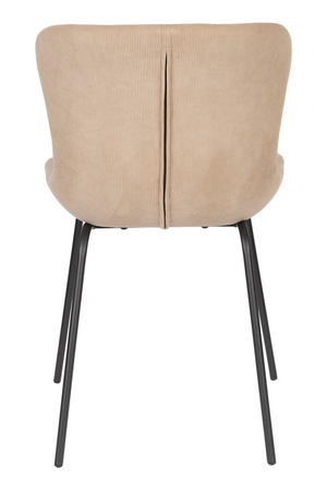 Upholstered Minimalist Dining Chairs (2) | DF Junzo | OROA.com