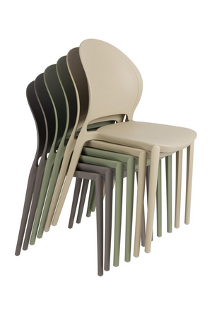 Stackable Outdoor Dining Chair (4) | DF Sjoerd | OROA.com