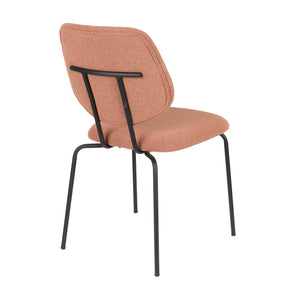   Modern European furniture - Metal Framed Dining Chairs (2) - www.oroa.com | Oroa.com