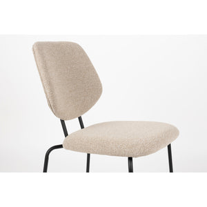   Modern European furniture - Metal Framed Dining Chairs (2) - www.oroa.com | Oroa.com