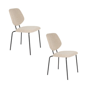   Modern European furniture - Metal Framed Dining Chairs (2) - www.oroa.com | Oroa.com