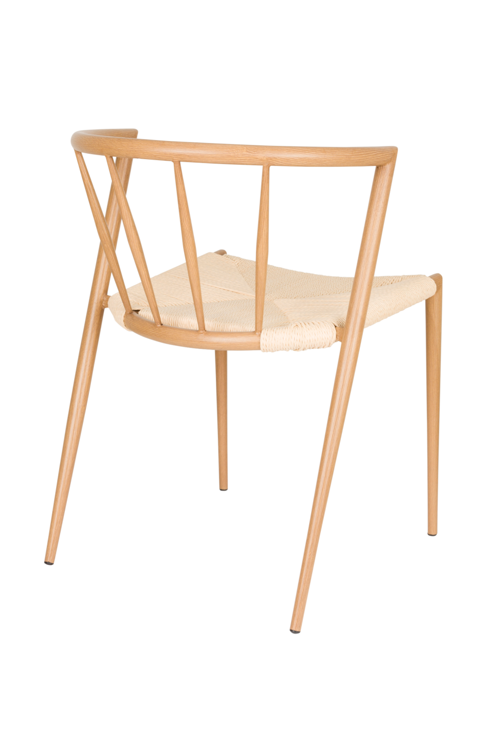 Woven Paper Seat Dining Chairs (2) | DF Che | Oroa.com