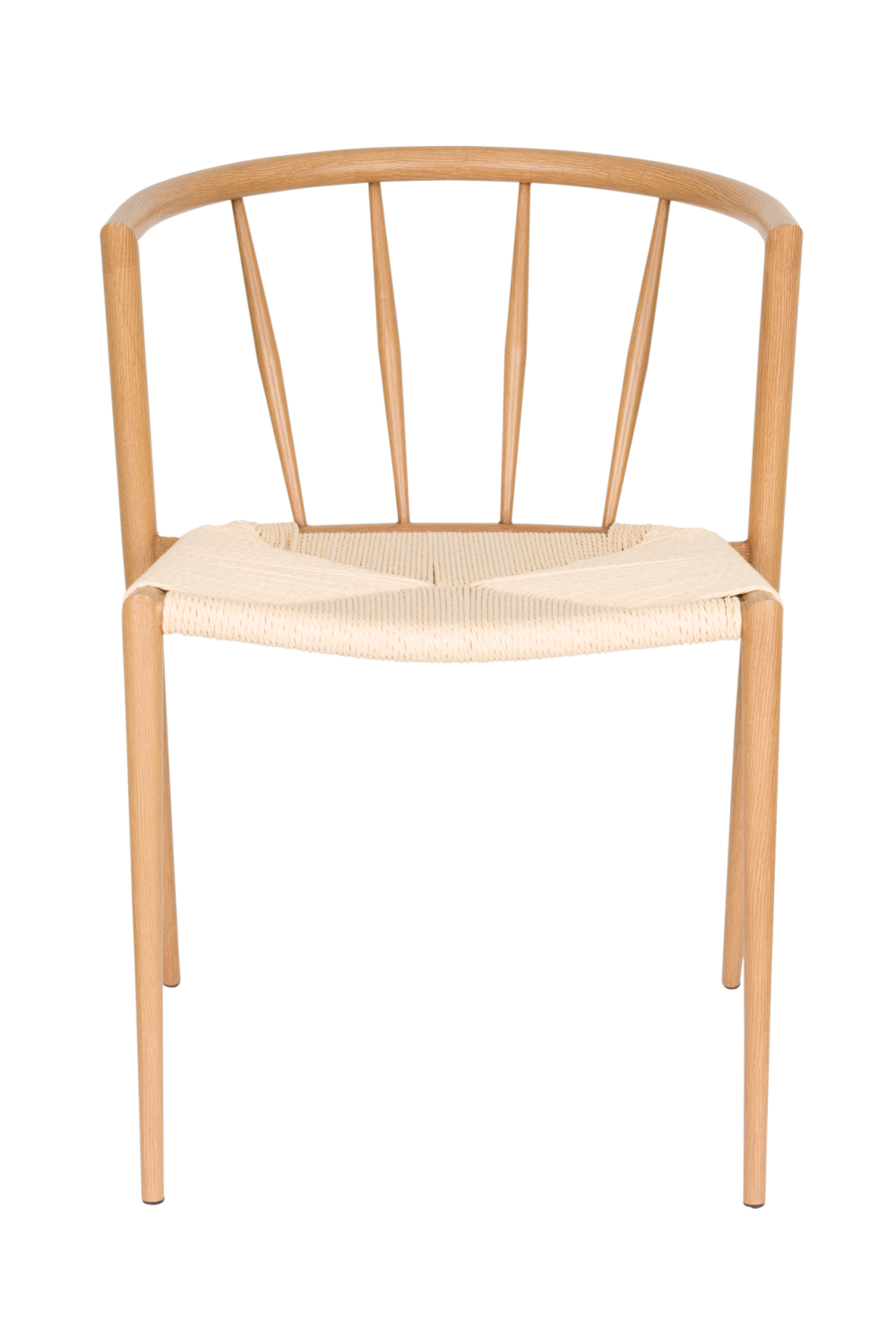 Woven Paper Seat Dining Chairs (2) | DF Che | Oroa.com