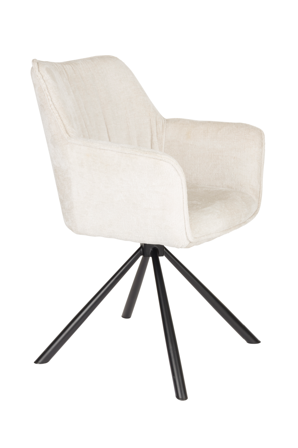 Beige Swivel Armchair Set (2) | DF Kodak | OROA.com