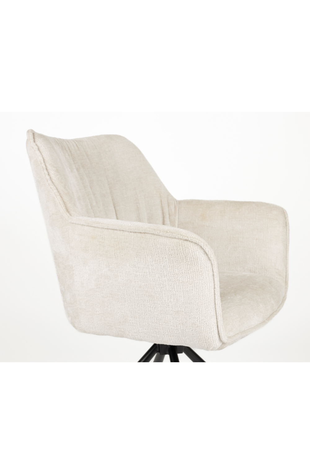Beige Swivel Armchair Set (2) | DF Kodak | OROA.com