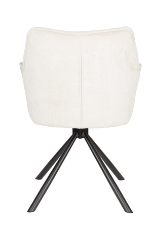 Beige Swivel Armchair Set (2) | DF Kodak | OROA.com