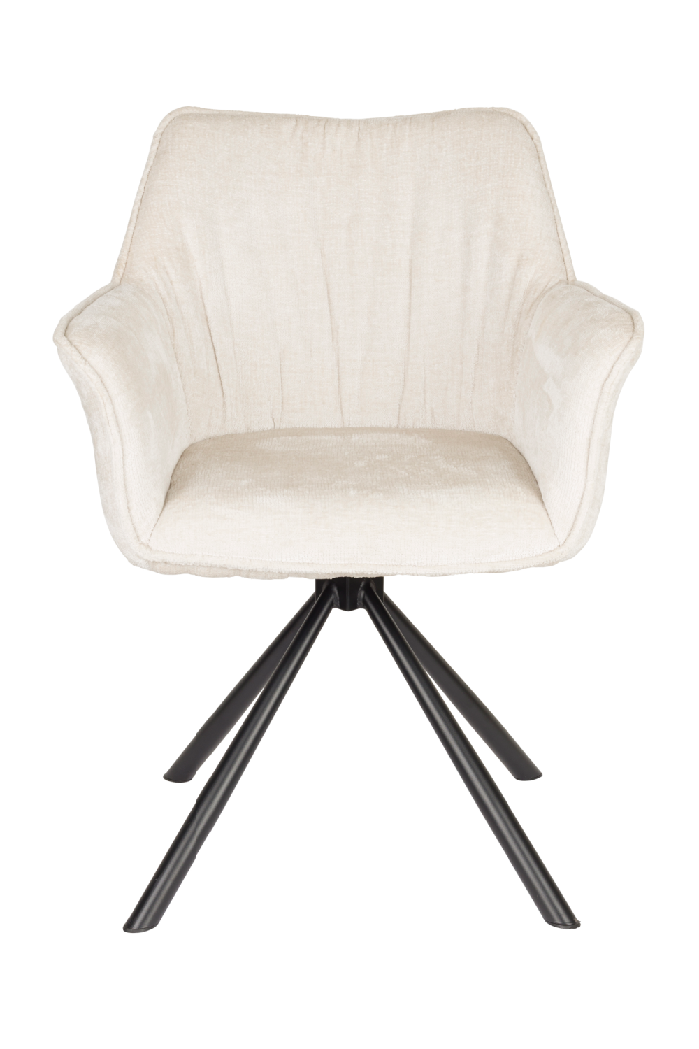 Beige Swivel Armchair Set (2) | DF Kodak | OROA.com