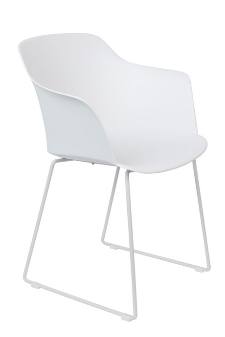 White Contemporary Dining Chairs (2) | DF Tango |  Oroatrade.com