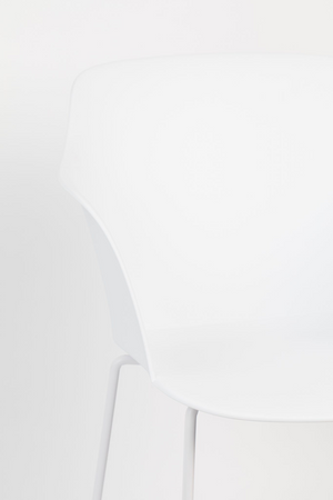White Contemporary Dining Chairs (2) | DF Tango |  Oroatrade.com