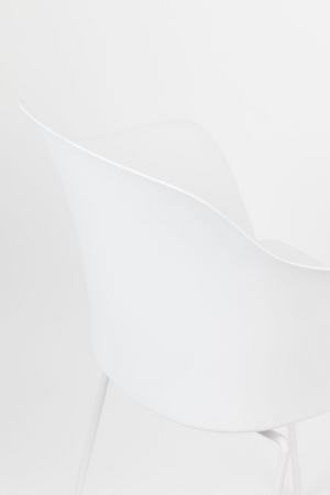 White Contemporary Dining Chairs (2) | DF Tango |  Oroatrade.com