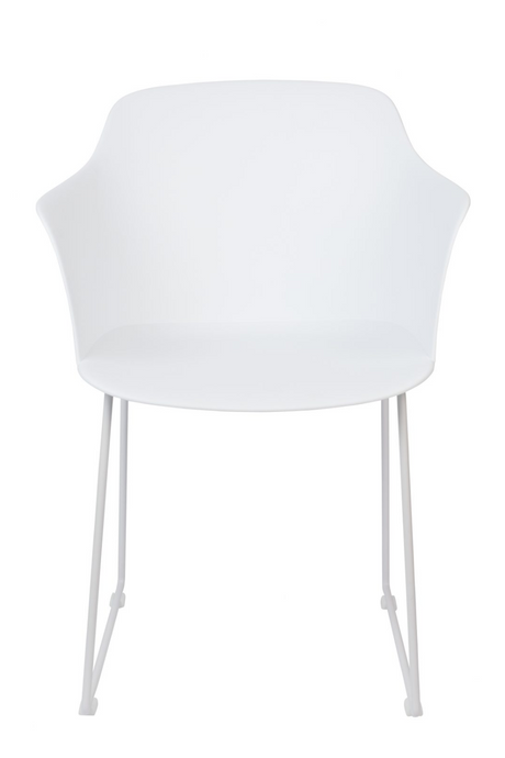 White Contemporary Dining Chairs (2) | DF Tango |  Oroatrade.com
