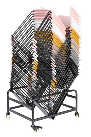 Pink Dining Chairs With Arms (4) | DF Stacks | OROA.com