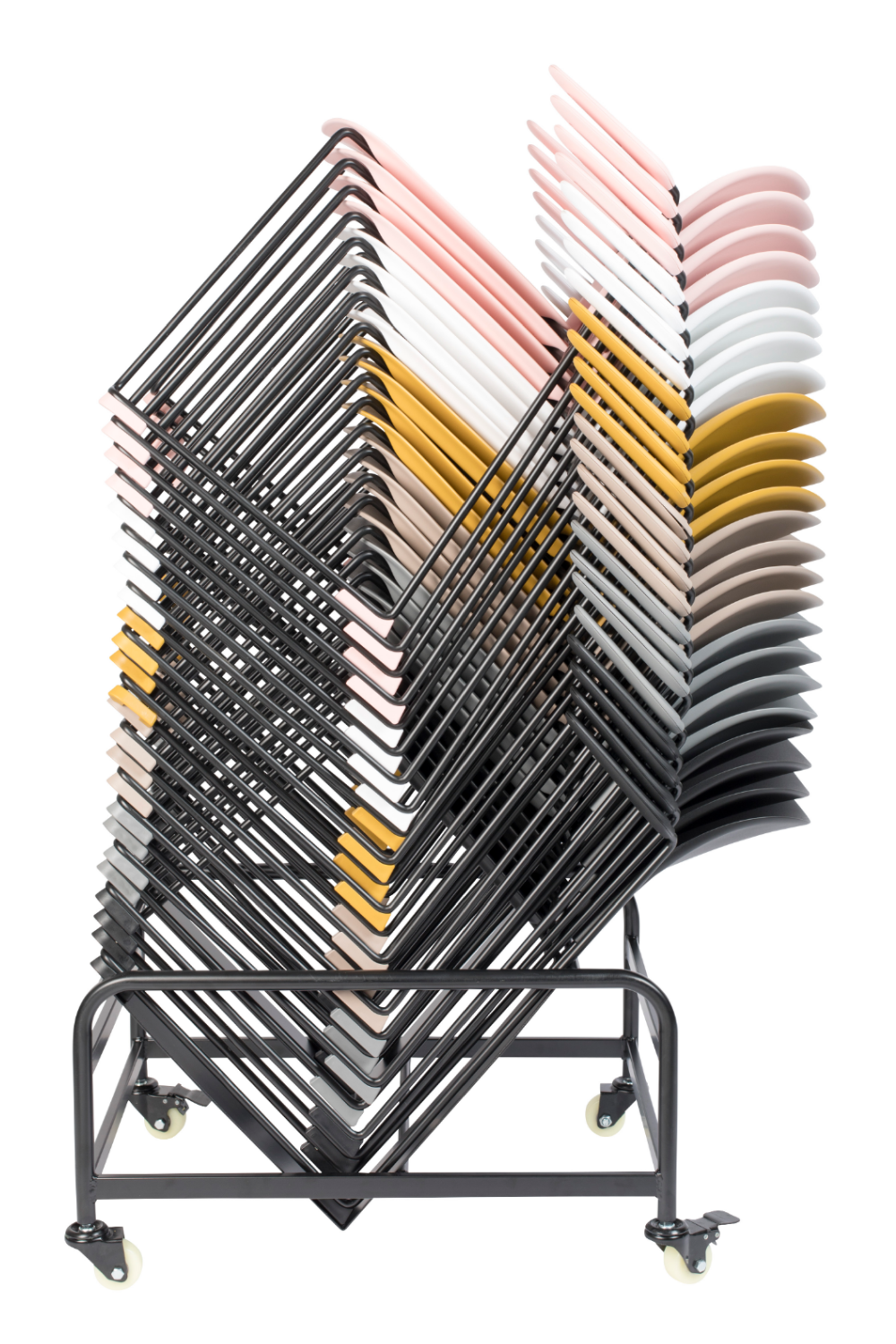 Pink Dining Chairs With Arms (4) | DF Stacks | OROA.com