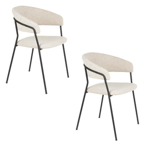   Curved-Back Dining Armchairs (2) | Oroa.com