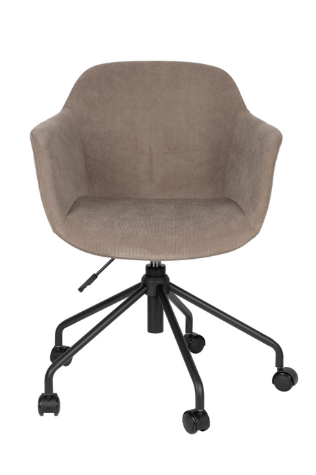 Upholstered Swivel Office Armchair | DF Junzo | OROA.com