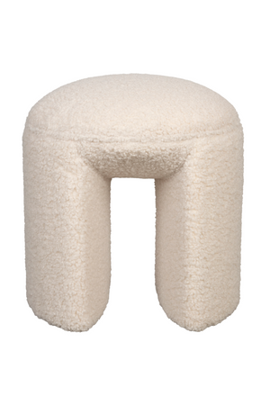 White Upholstered Stool | DF Noxx | OROA.com
