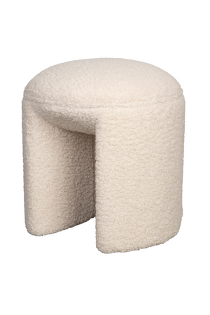 White Upholstered Stool | DF Noxx | OROA.com