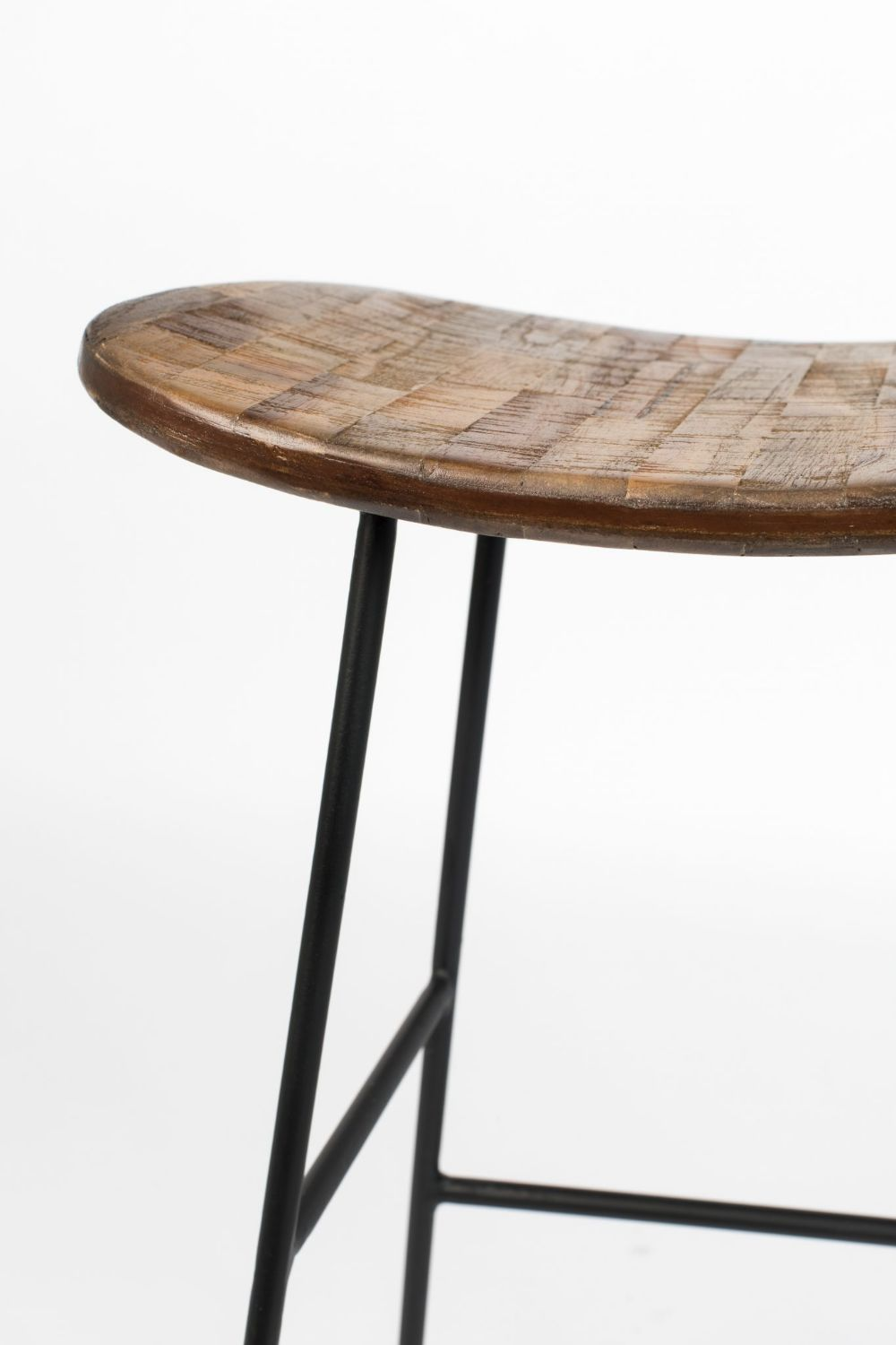  Brown Saddle Counter Stool | Oroa.com