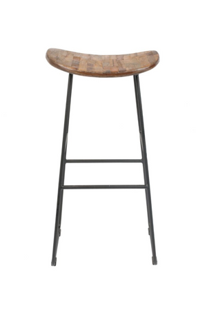   Brown Saddle Counter Stool | Oroa.com