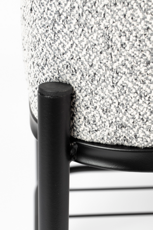 Gray Upholstered Bench | DF Milou | OROA.com