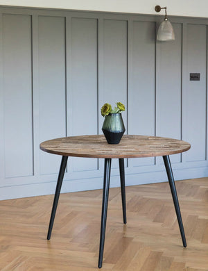 Round Teak Dining Table | DF Mo | OROA.com