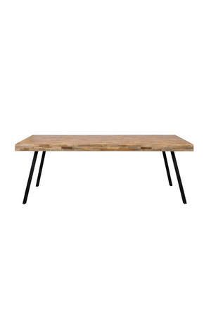 Natural Lacquered Teak Dining Table | DF Suri | Oroatrade.com