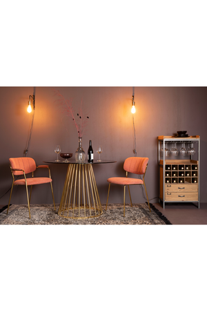 Round Glass Dining Table | DF Floris | OROA.com