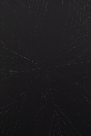 Round Black Wood Dining Table | DF Fabio | Oroatrade.com