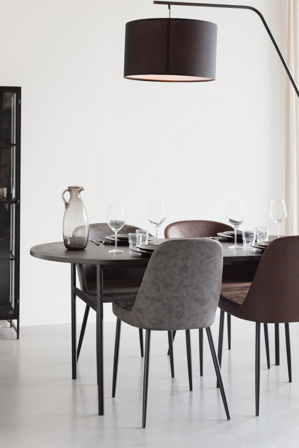 Black Oblong Dining Table | DF Marcio | OROA.com