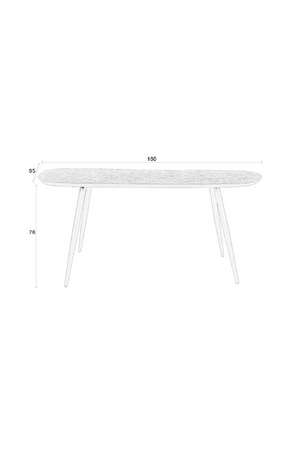 Teak Dining Table | DF Webster | OROA.com