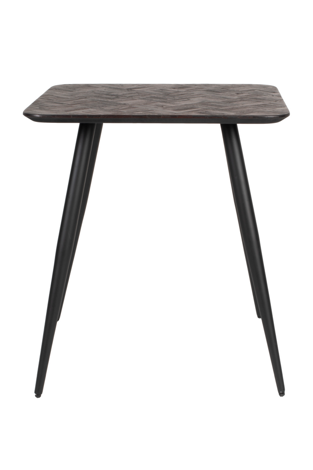 Brown Teak Bistro Table | DF Webster | OROA.com